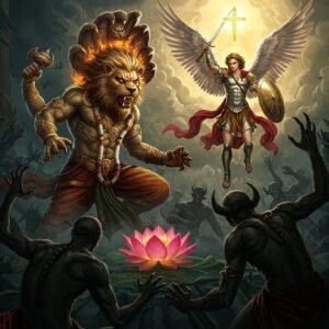 parallelo tra Vajrapani e l'Arcangelo Michele
